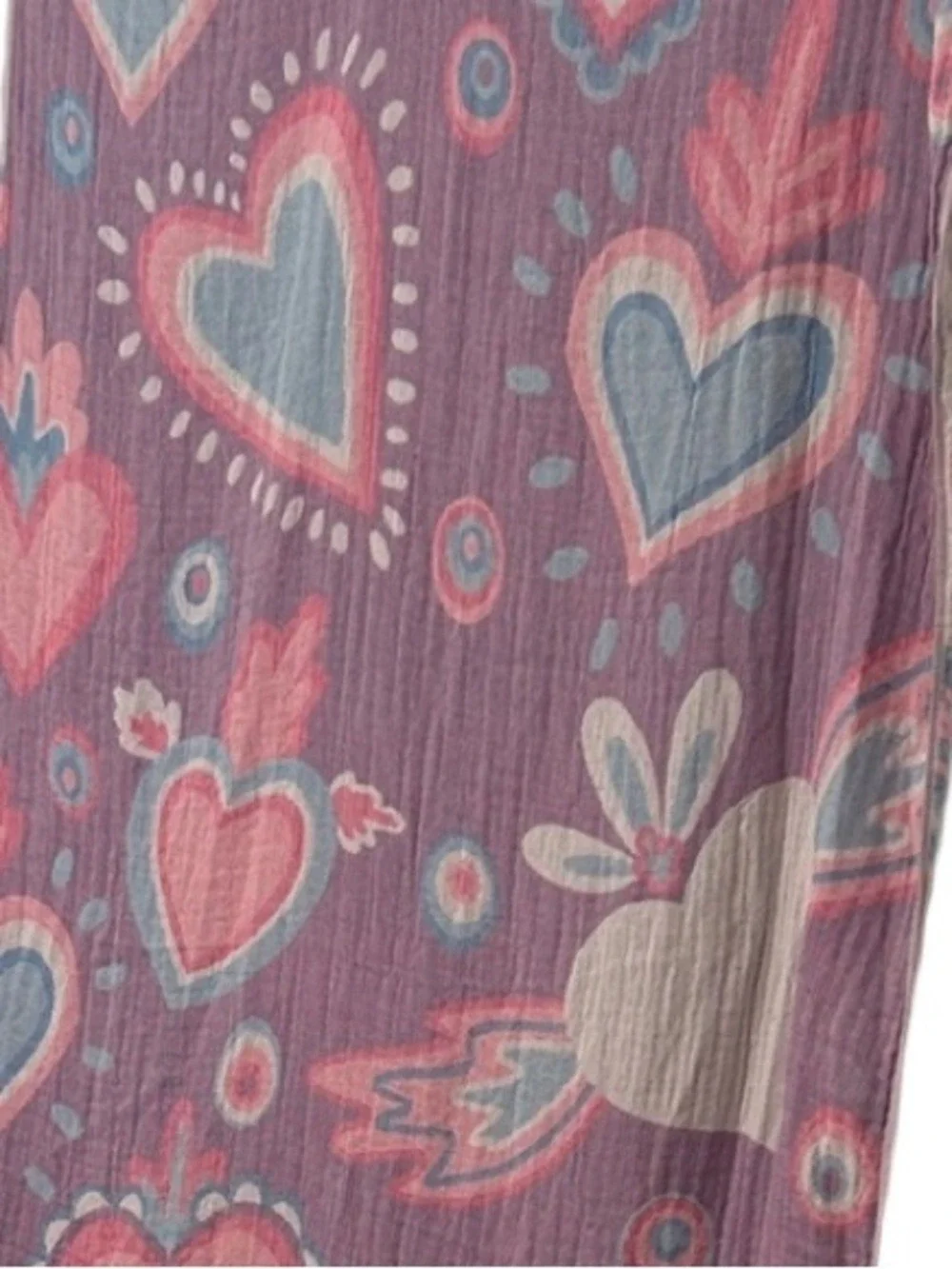 Dorm Colorful Heart Woven Throw Blanket Towel Curtain Home Decor NEW 44 x 74